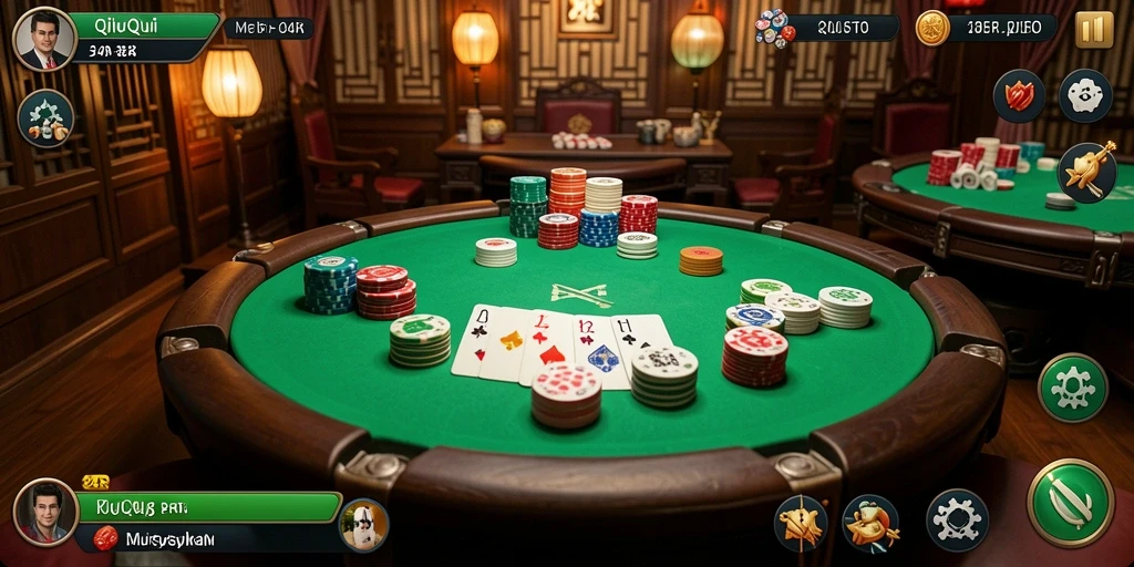 Gameplay seru dan menantang dalam 34R QiuQiu.