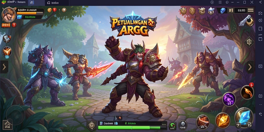 Tampilan gameplay menarik dalam petualangan ARPG 6SVIP.