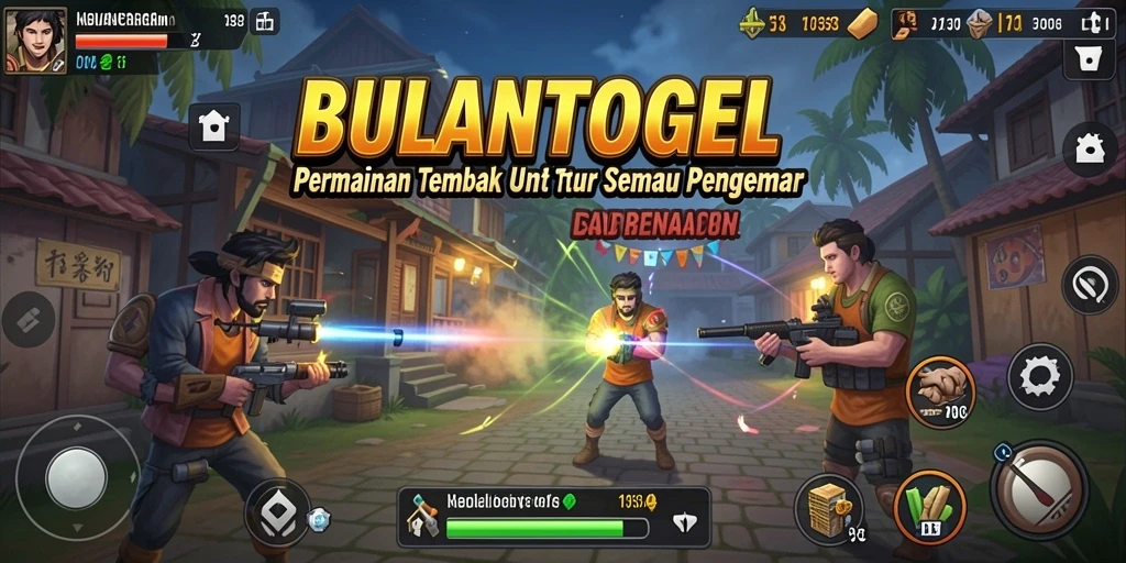 Tampilan gameplay seru dari BULANTOGEL dengan aksi tembak-menembak yang intens.