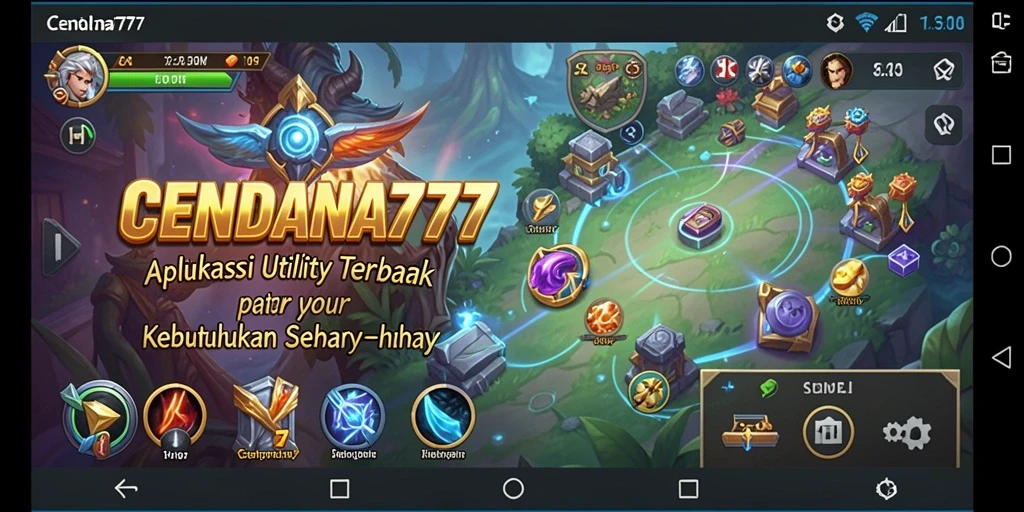 Tampilan antarmuka CENDANA777 yang sederhana dan fungsional.