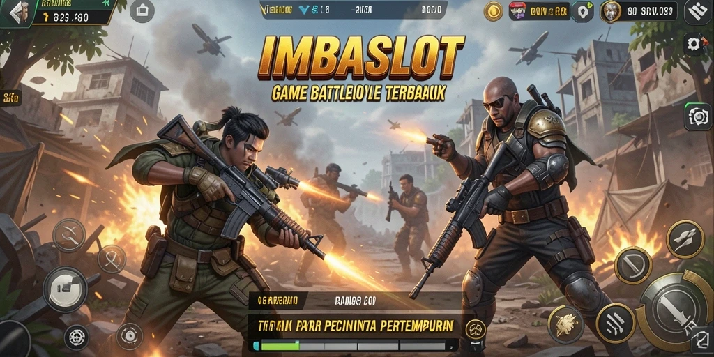 Gameplay seru dalam pertempuran Battle Royale IMBASLOT.