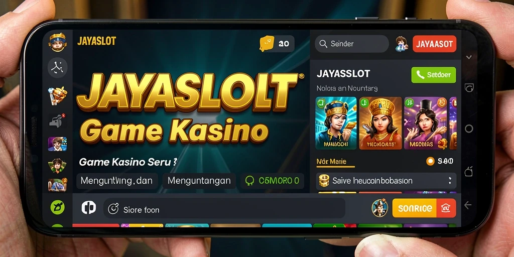 Tampilan gameplay JAYASLOT menampilkan keseruan permainan Kasino yang mendebarkan.
