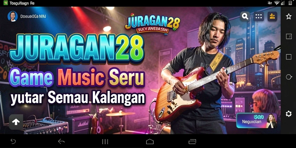 Tampilan gameplay JURAGAN28 yang penuh warna dan interaktif.