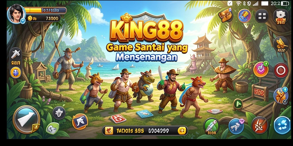 Tampilan gameplay seru dan sederhana dari KING88.