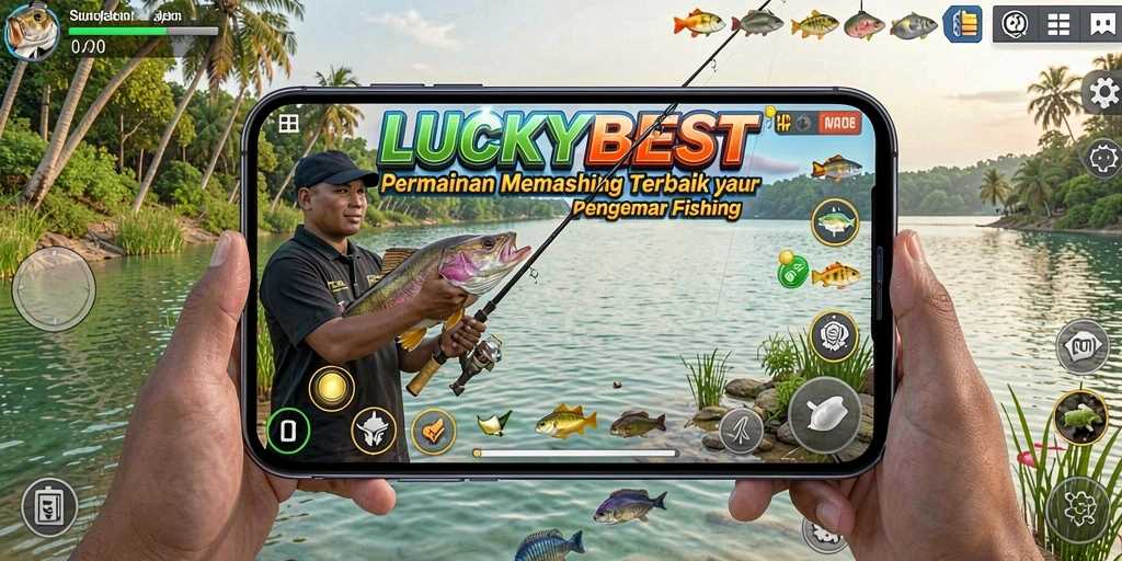 Tangkapan ikan besar dalam gameplay LUCKYBEST yang menegangkan.