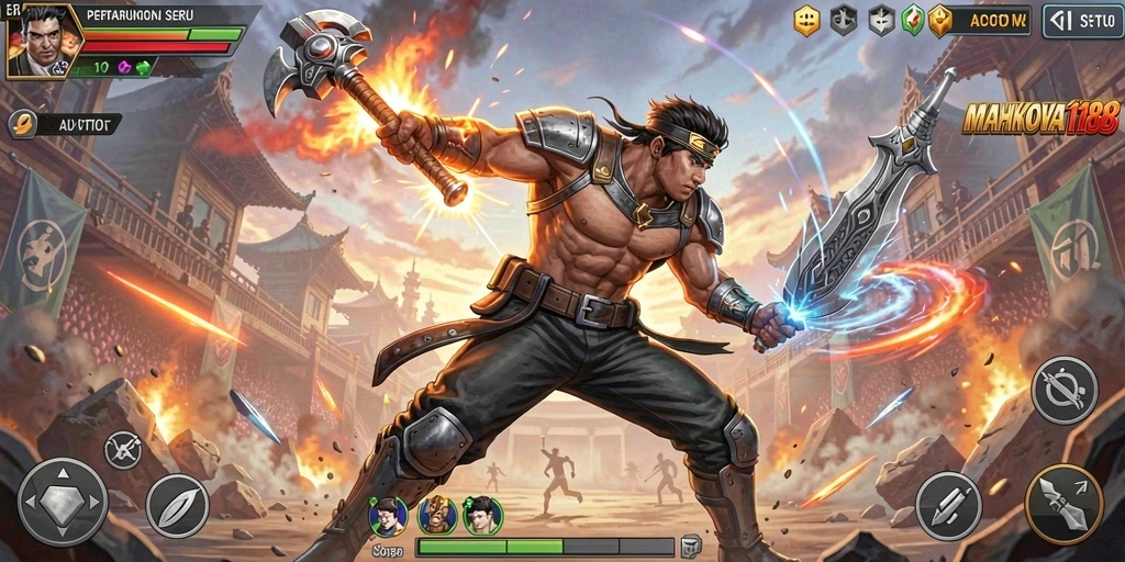 Gameplay mendebarkan dalam MAHKOTA188 penuh aksi.
