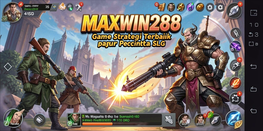Tampilan gameplay menarik dari MAXWIN288 dalam genre SLG.