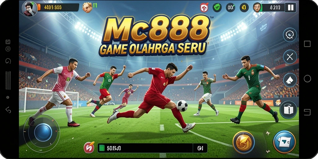 Tampilan gameplay seru di MC888 dengan aksi olahraga menarik.