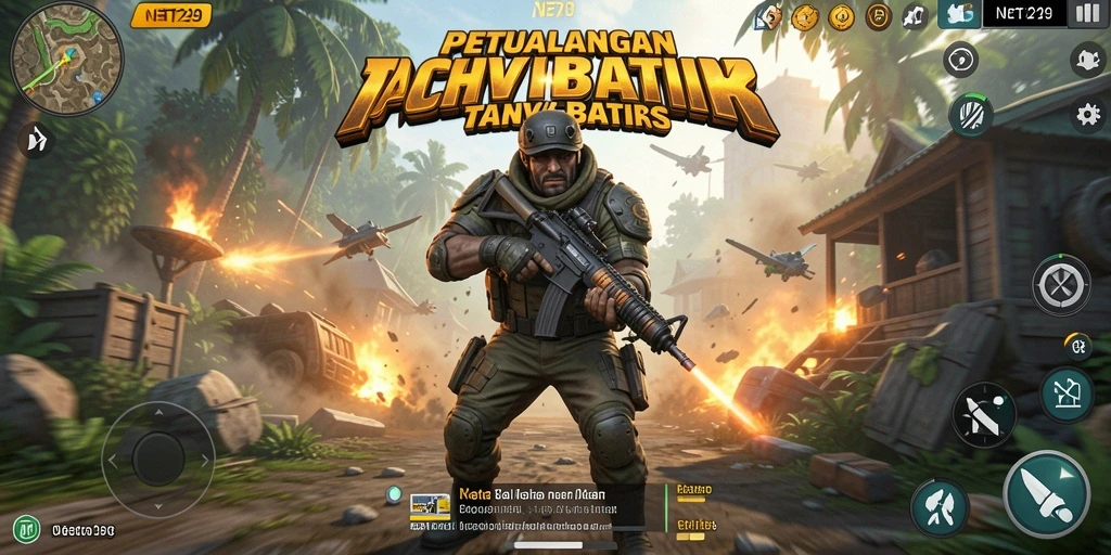 Tampilan mendebarkan dari aksi gameplay NET29 yang seru.