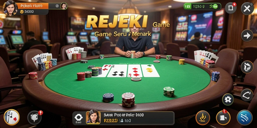 Tampilan menarik dan gameplay seru dalam REJEKI.