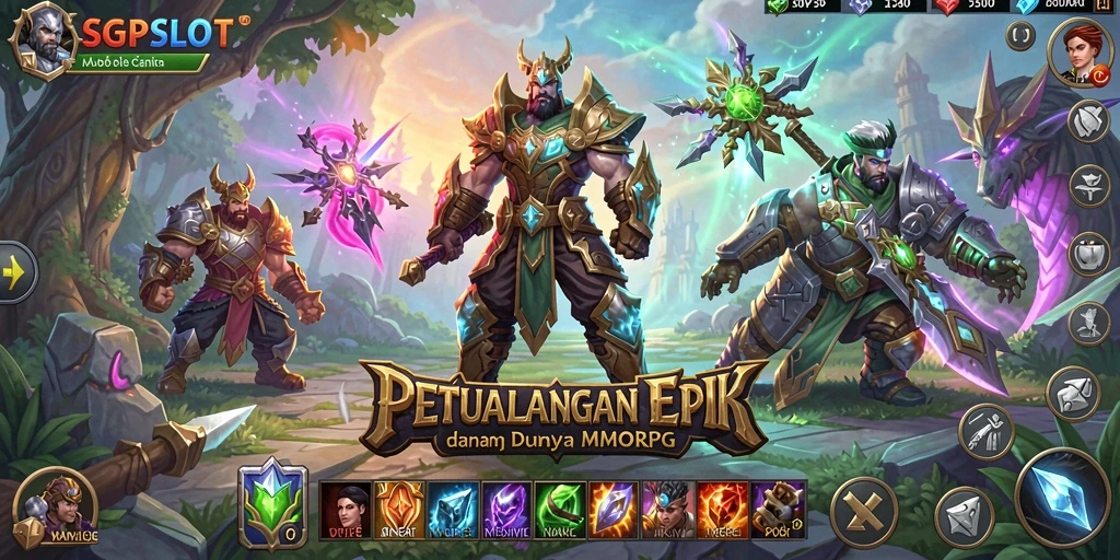 Gameplay menarik SGPSLOT yang melibatkan pertempuran epik dan penjelajahan.