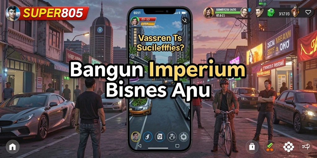 Tampilan menarik dari gameplay Tycoon di SUPER805.