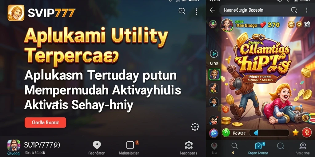 Tampilan utama SVIP777 menampilkan antarmuka yang intuitif.