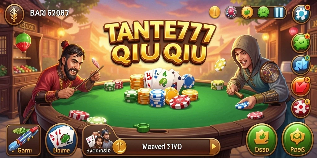 Gameplay QiuQiu yang seru dan menantang di TANTE777.