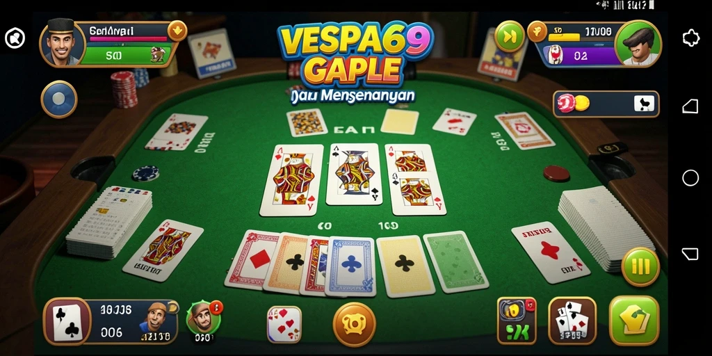 Tampilan utama gameplay VESPA69 yang seru dan interaktif.